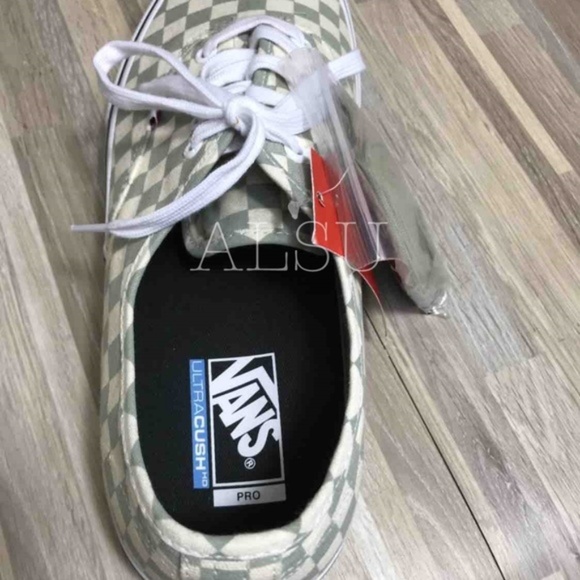 VANS Authentic Pro Checkerboard Desert Sage - Picture 7 of 7